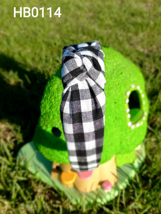 Gingham Headband (Various Colors)