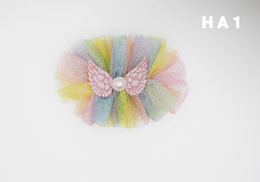 Rainbow Color Hair Clip (Horizontal, in Various Colors)