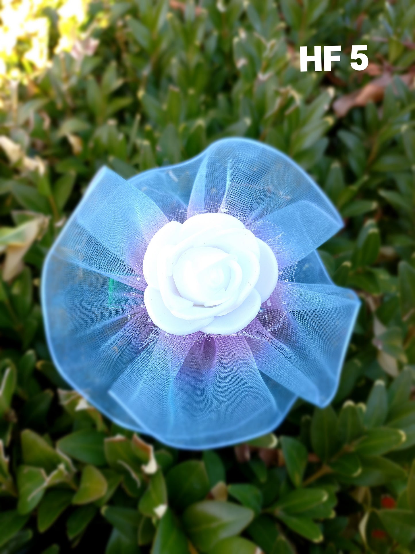 Kids Blue Hair Clip - Round