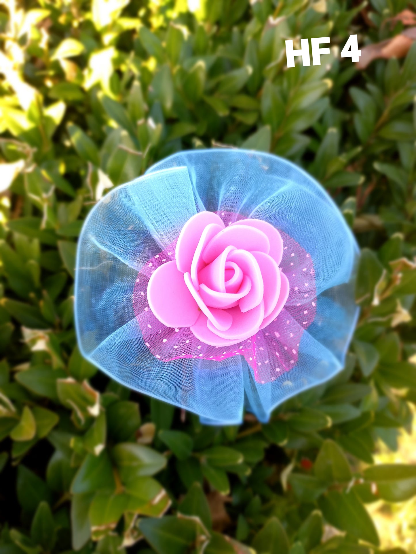Kids Blue Hair Clip - Round