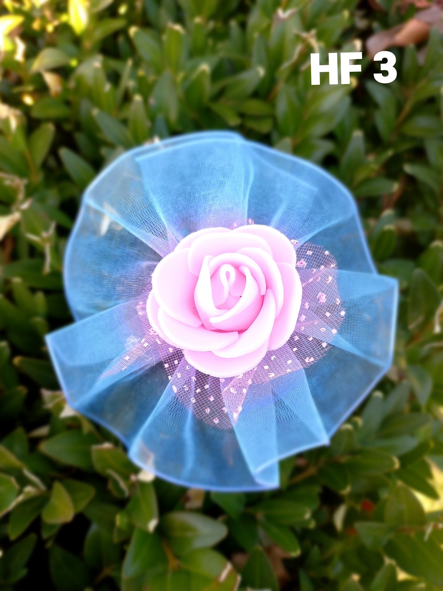 Kids Blue Hair Clip - Round