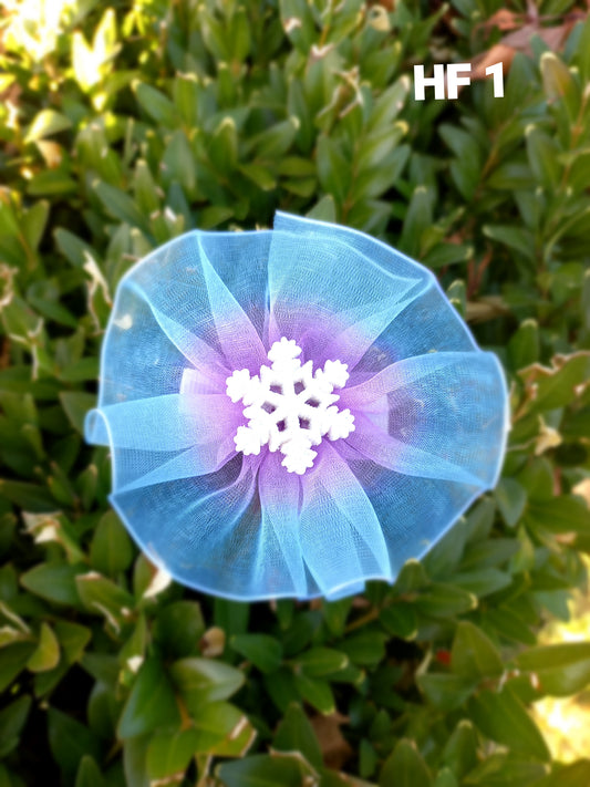 Kids Blue Hair Clip - Round