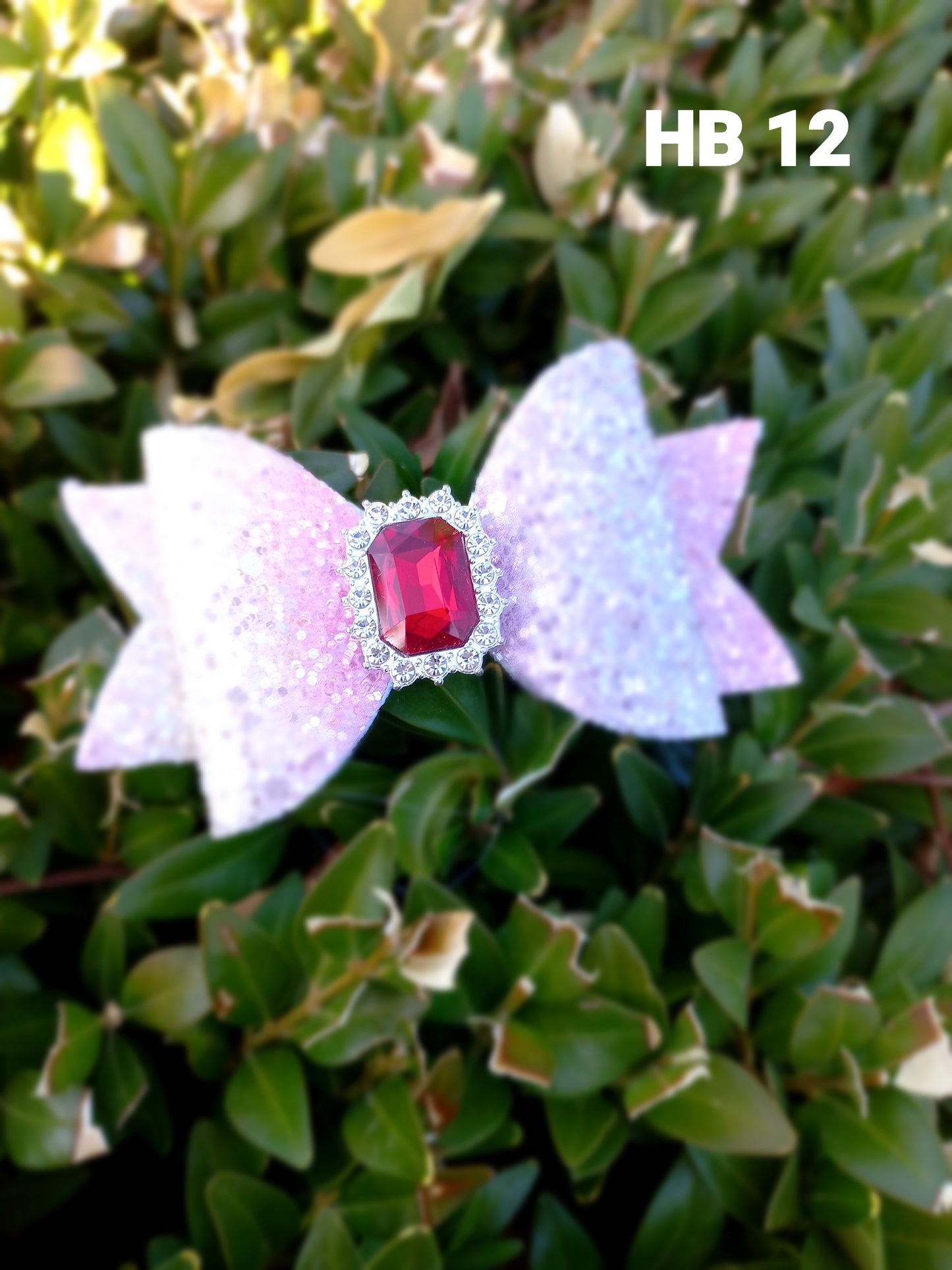 Kids Sparkling Hair Bow Clip (Various Colors)