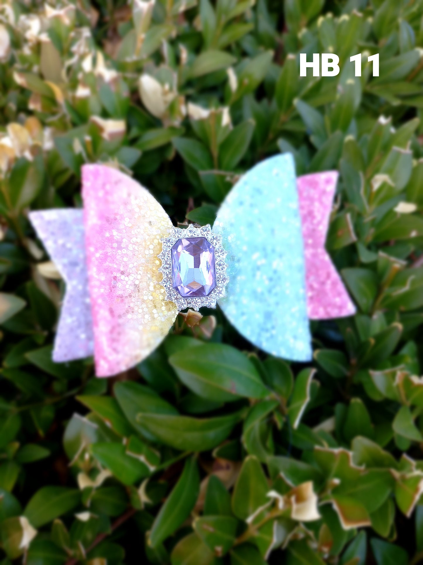 Kids Sparkling Hair Bow Clip (Various Colors)