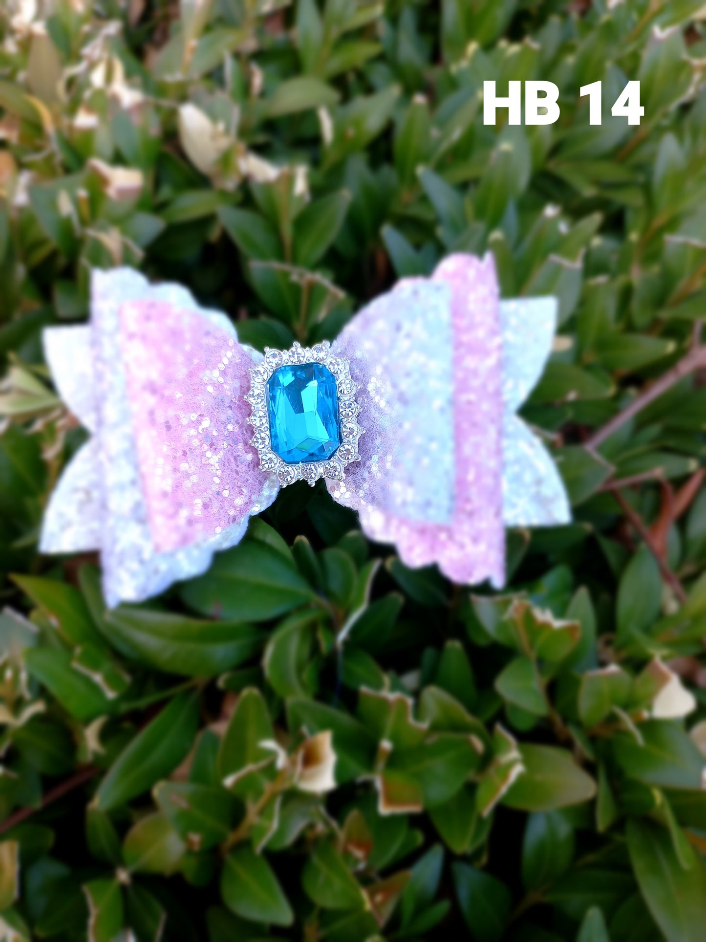 Kids Sparkling Hair Bow Clip (Various Colors)