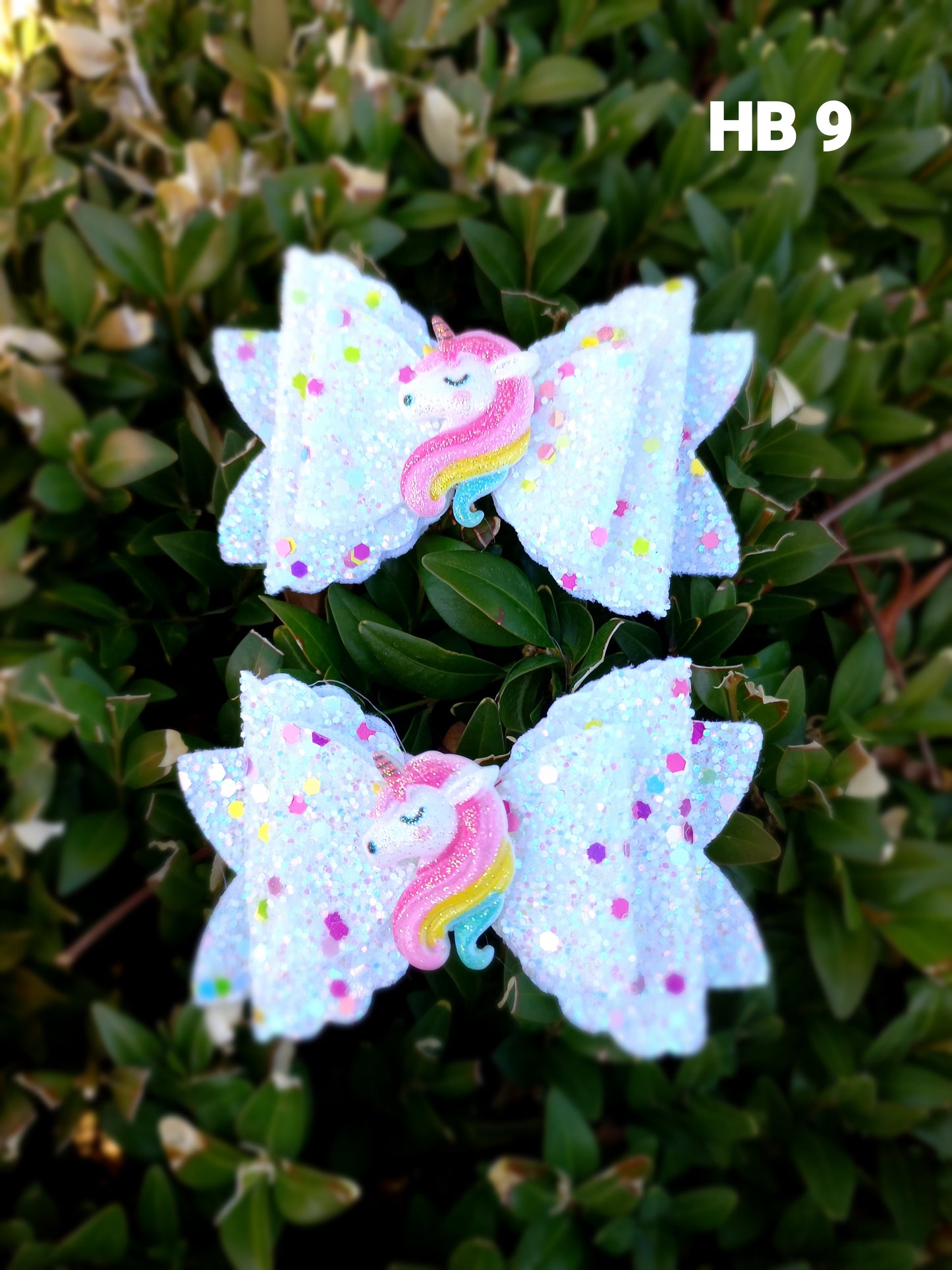 Kids Sparkling Hair Bow Clip (Various Colors)