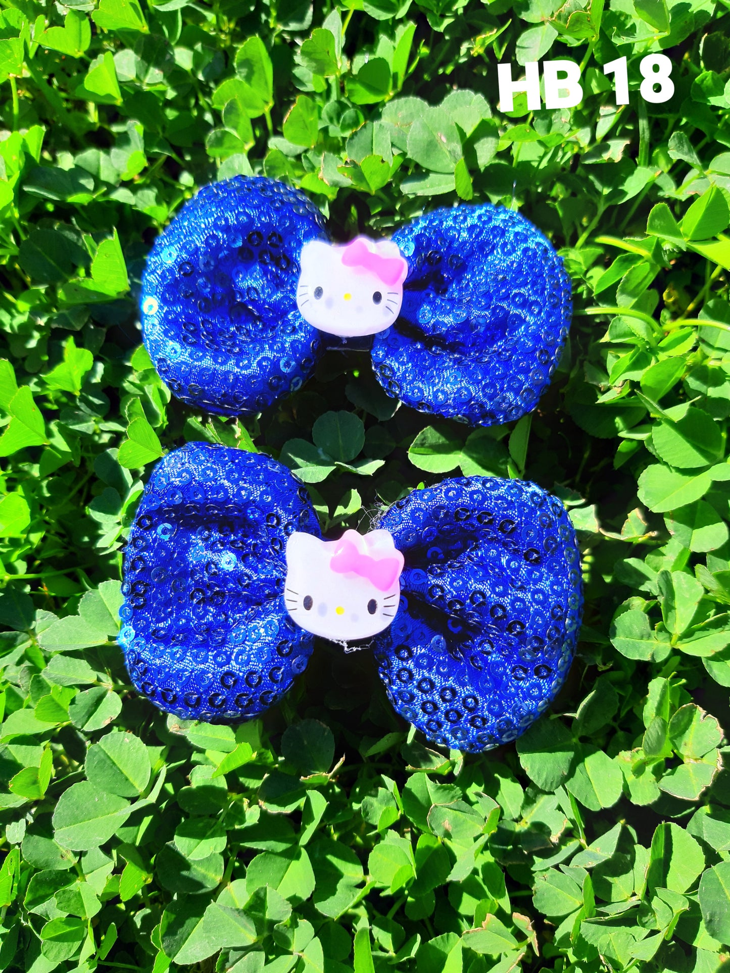 Kids Small Sequin Hair Bow Clip Set (Various Colors)