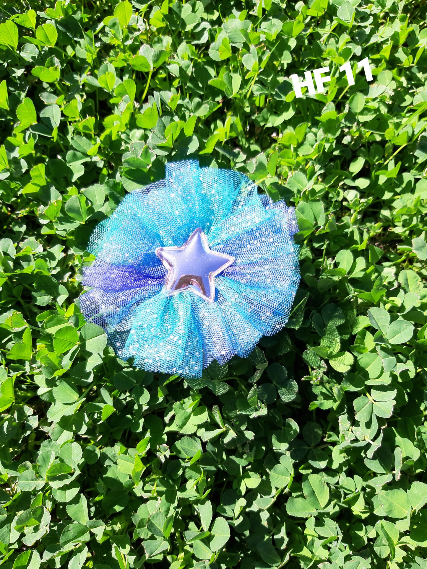 Kids Blue Hair Clip - Round