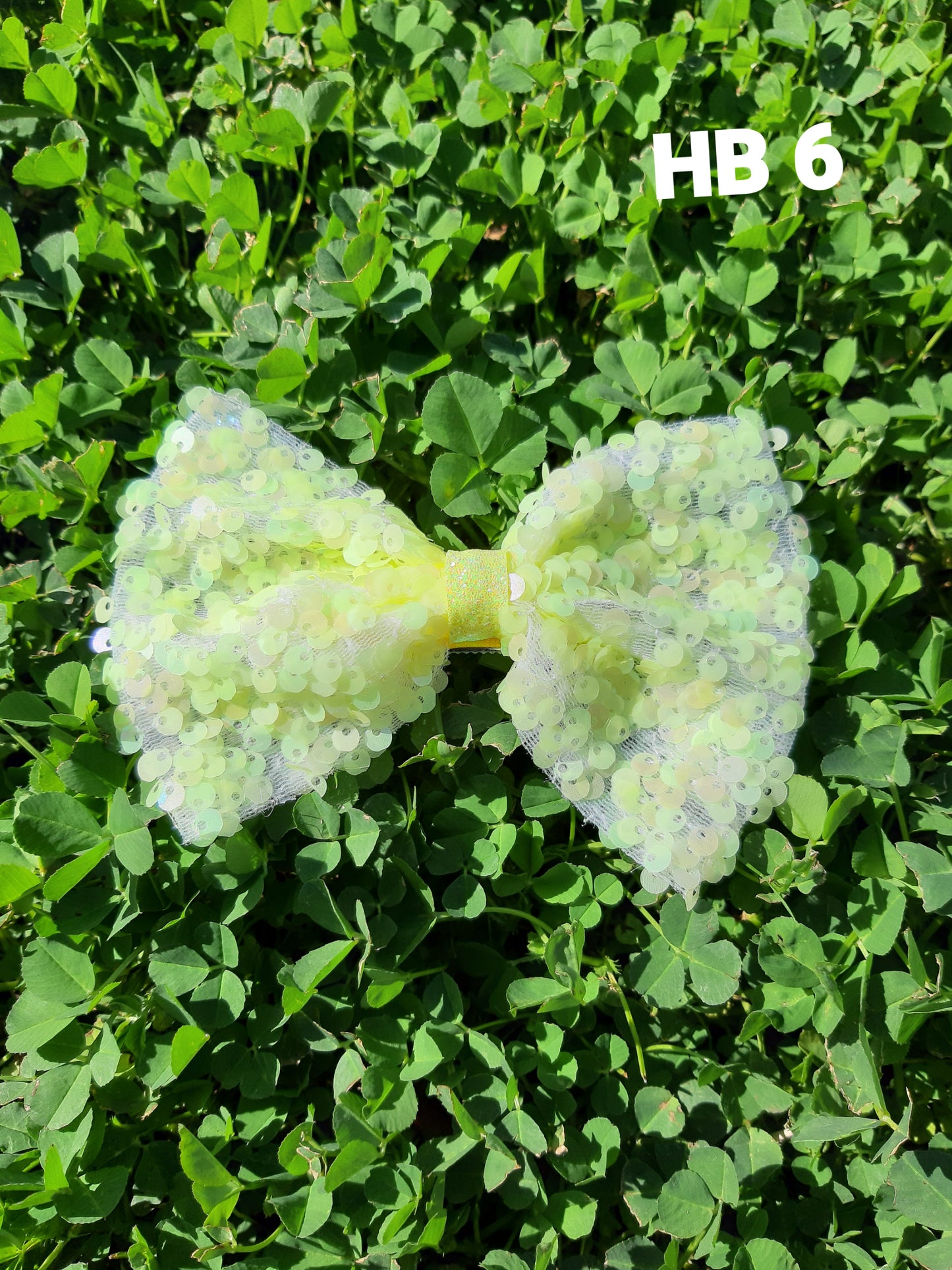 Kids Medium Sequin Hair Bow (Various Colors)