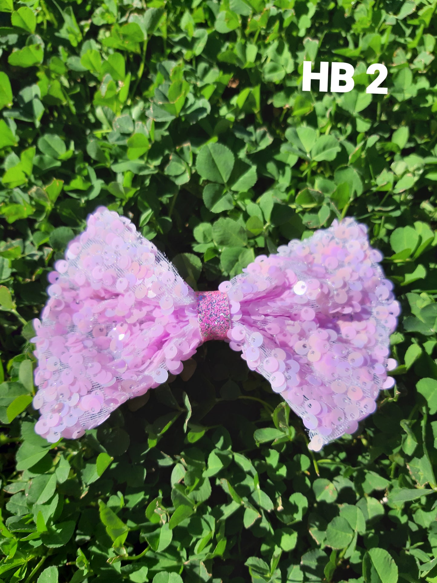 Kids Medium Sequin Hair Bow (Various Colors)