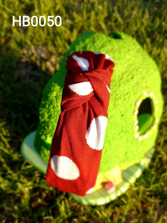 Dot Pattern Hairband (Various Colors)