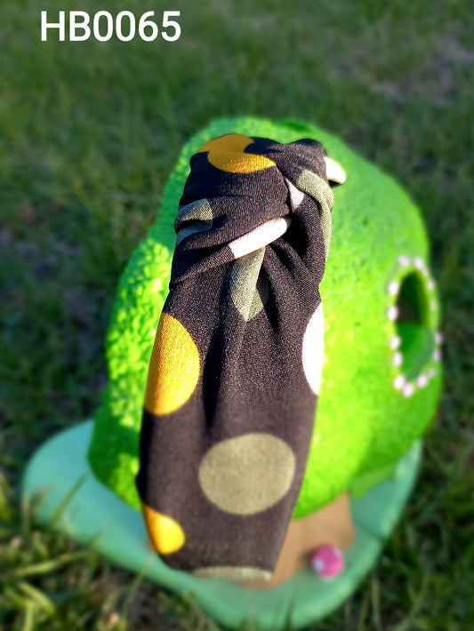 Dot Pattern Hairband (Various Colors)